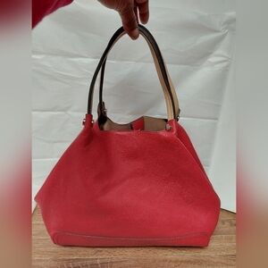 Parfois Red 2-in-1 Synthetic Tote/Hobo Bag